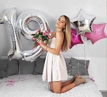 Композиция шаров с цифрой №093