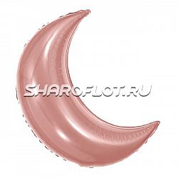Шарик в виде месяца Розовое золото