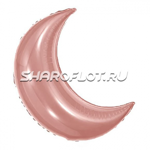 Шарик в виде месяца Розовое золото