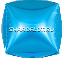 Шар Куб Голубой 55см