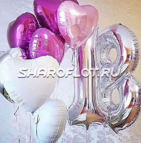 Шары на 18 лет №15