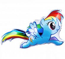 Мини-шар Радужный Пони 25см