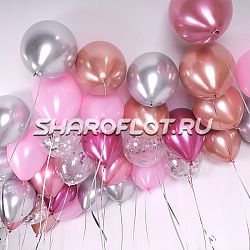 Шары на потолок для принцессы 30см