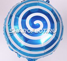 Круг Синий Леденец 40см