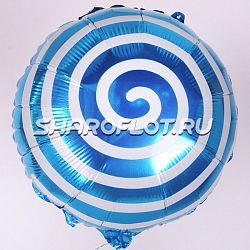 Круг Синий Леденец 40см