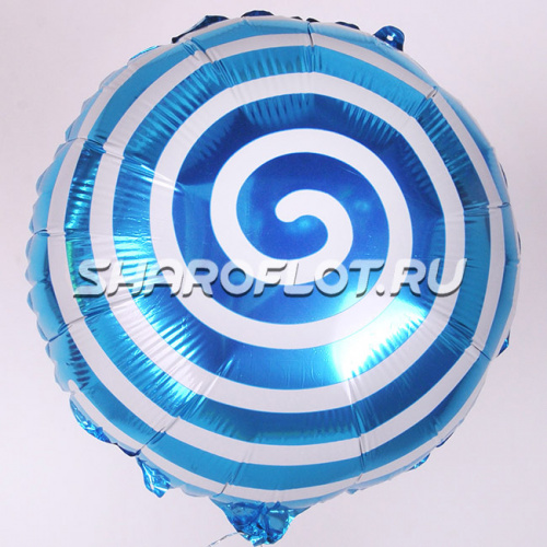 Круг Синий Леденец 40см