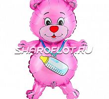 Шар Медвежонок няня девочки 90см