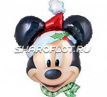 Шар Микки Санта, 65см