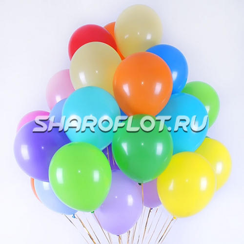 Облако разноцветных шаров 30см