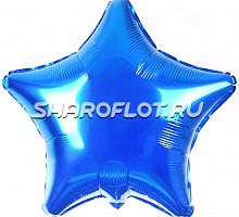Шар Звезда Синяя 40см
