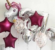 Композиция шаров с цифрой №101