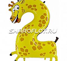 Шар Цифра 2 Детская 85см