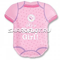 Шар Футболка девочки 60см