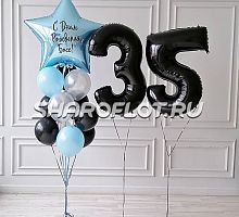 Шары начальнику в день рождение