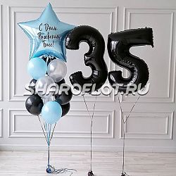 Шары начальнику в день рождение