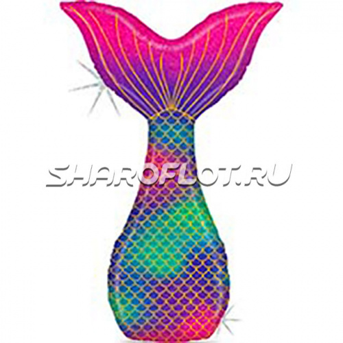 Шар Хвост русалки блеск 110см