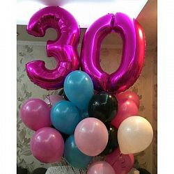 Композиция шаров с цифрой №103