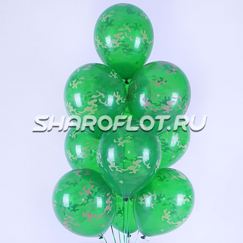 Фонтан шаров Камуфляж