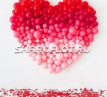 Фотозона из шаров "Сердце", 150 см