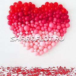 Фотозона из шаров "Сердце", 150 см