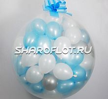 Шар-сюрприз с шариками Мальчик 70см