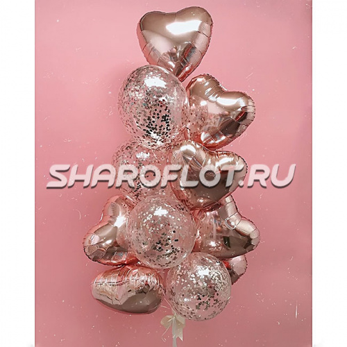 Фонтан из 11 шаров