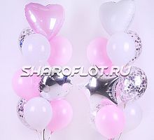 Розово-белый фонтан