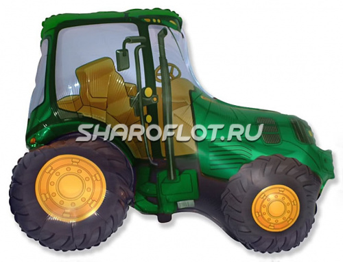Шар Трактор Зеленый 85см
