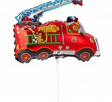 Мини-шар Пожарная Машина 25см