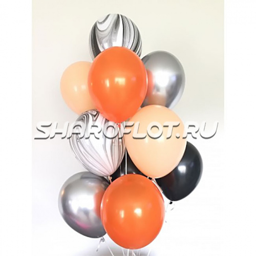 Фонтан из 10 шаров Хэллоуин