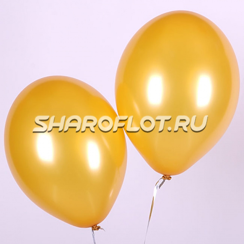 Шар Золото яркое металлик 30см