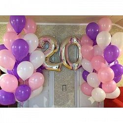 Композиция шаров с цифрой №113