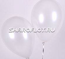 Шар Белый перламутр 30см