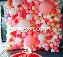 Пена из шаров "Арбузная вечеринка" 2х2мВ 