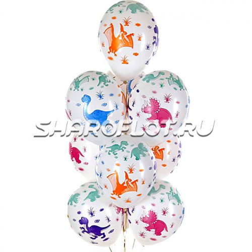 Шары Динозаврики, 30см