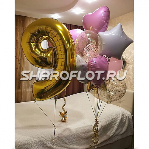 Шары на 9 лет №04