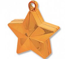 Грузик для шаров Звезда Оранжевая