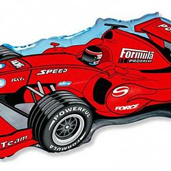 Мини-шар Гоночная Машина Красная 25см