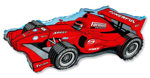 Мини-шар Гоночная Машина Красная 25см