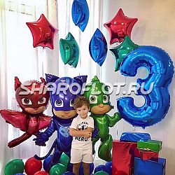 Шары герои в масках