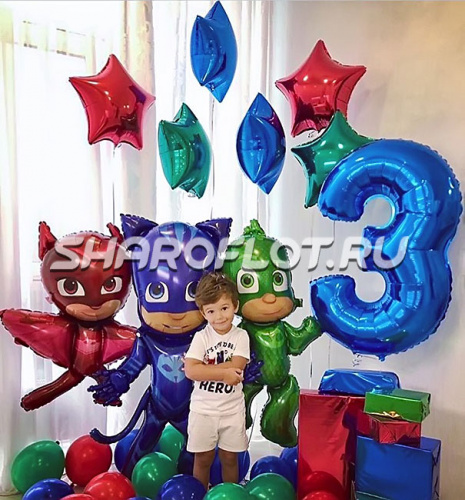 Шары герои в масках