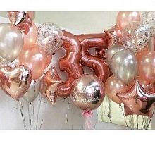 Композиция шаров с цифрой №121