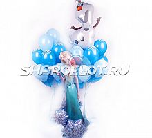 Композиция «Эльза и Олаф в гостях»