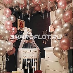 Много шаров в комнату для девочки