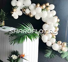 Разнокалиберная гирлянда "Белое облако"