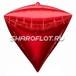 Шар Алмаз Красный 41см