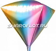 Шар Алмаз Радуга 55см