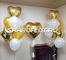 Композиция из шаров для Крещения