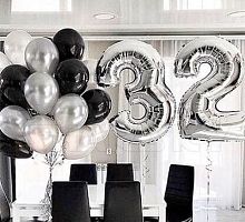 Композиция шаров с цифрой №064