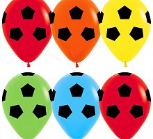 Шары Футбол Ассорти 30см